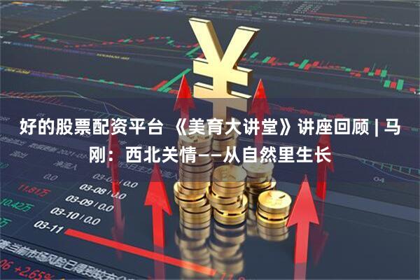 好的股票配资平台 《美育大讲堂》讲座回顾 | 马刚：西北关情——从自然里生长