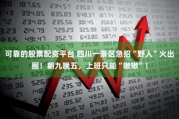 可靠的股票配资平台 四川一景区急招“野人”火出圈！朝九晚五，上班只能“嗷嗷”！